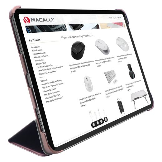 Чохол Macally Smart Folio Rose (BSTANDPRO4L-RS) для iPad Pro 12.9" (2018-2020)