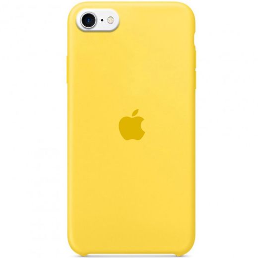 Силиконовый чехол CasePro Silicone Case Yellow для iPhone SE | 8