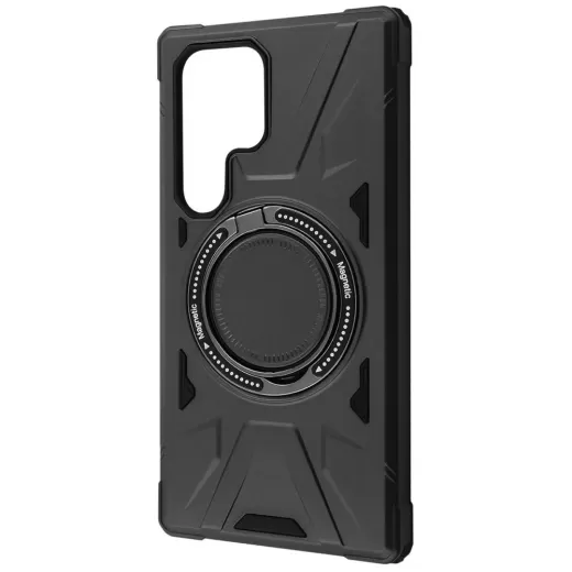 Чехол WAVE Iron Grip with Magnetic Ring Black для Samsung Galaxy S25 Plus