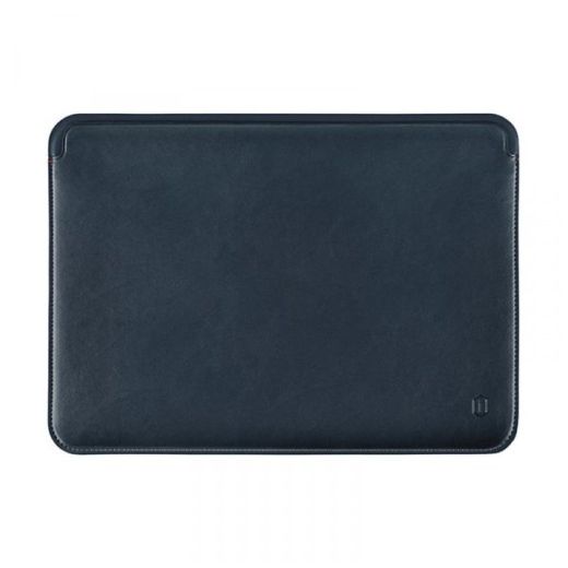 Конверт WIWU Skin Pro Platinum Leather MacBook Navy Blue для MacBook Air 13.6" M4 | M3 | M2 (2025 | 2024 | 2022) | Pro 13" (2018 | 2019 | 2020 | M1) | Air 13" (2020 | M1)