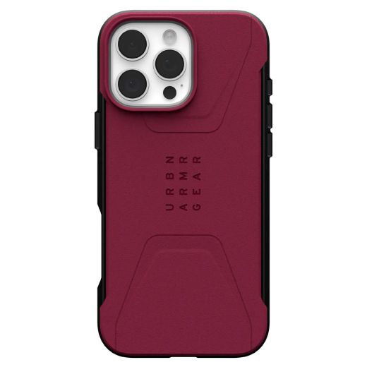 Чохол UAG Civilian Magsafe Bordeaux для iPhone 16 Pro Max (114445119049)