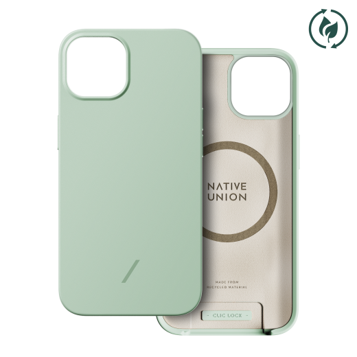 Чехол Native Union Clic Pop Magnetic Case Sage (CPOP-GRN-NP21L) для iPhone 13 Pro Max