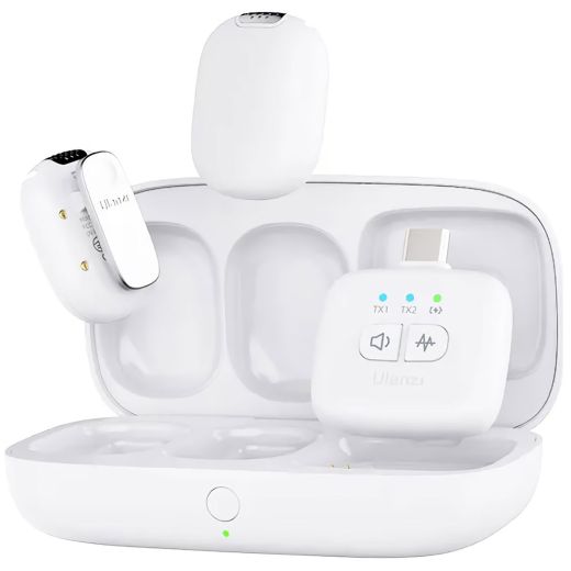 Бездротова мікрофонна система Ulanzi Vijim A30 Tiny Microphone White (A013GBW1 A30)