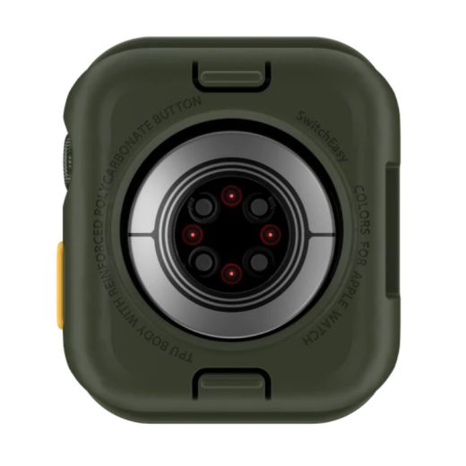 Чехол SwitchEasy Colors Army Green для Apple Watch 9 | 8 | 7  40mm|40mm (GS-107-230-139-108)