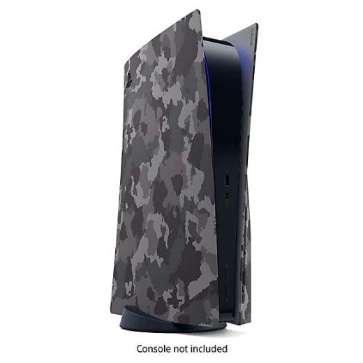 Сменная панель Sony Playstation 5 (PS5) Digital Edition Console Covers Grey Camouflage