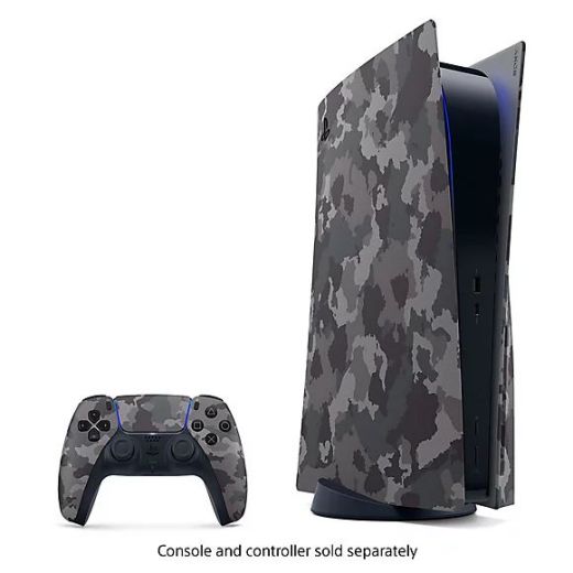 Змінна панель Sony Playstation 5 (PS5) Digital Edition Console Covers Grey Camouflage