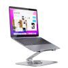 Подставка Coteetci Aluminum Alloy Laptop Stand Triaxial Silver для MacBook (52006-TS)