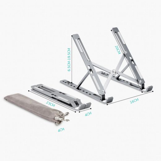 Підставка COTEetCI SD-12 Notebook Folding Portable Bracket Silver (CS5158-TS)