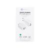 Быстрая зарядка COTEetCI Smart Charger PD 20W QC3.0 USB-A&Type-C White (CS8870-U)