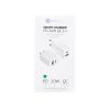 Сетевое зарядное устройство COTEetCI Smart Charger PD 20W QC3.0 USB-A&Type-C White (CS8870-U)