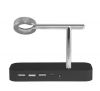 Док-станція COTEetCI Base Hub B18 MFI Stand 3 USB Hub, 1 type-c Black для iPhone & Apple Watch