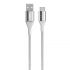 Кабель BELKIN MIXIT DuraTek USB-A to USB-C (1.2m) Silver