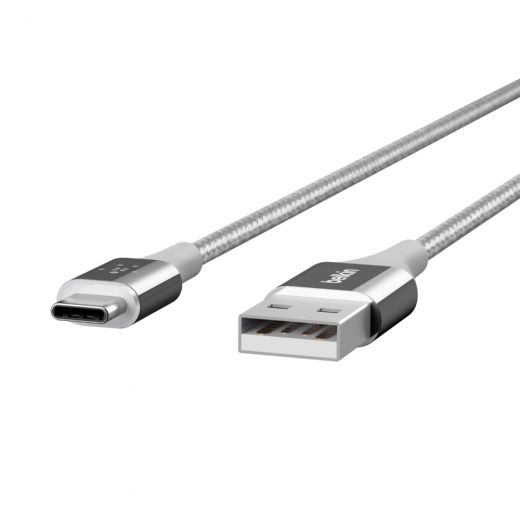 Кабель Belkin MIXIT DuraTek USB-A to USB-C 1.2 м Silver (F2CU059BT04-SLV)