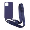 Чохол CasePro Crossbody Blue з довгим кольоровим ремінцем для iPhone 13 Pro