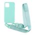 Чехол CasePro Crossbody Turquoise с длинным цветным ремешком для iPhone 13 Чехол CasePro Crossbody Turquoise с длинным цветным ремешком для iPhone 13