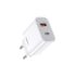 Швидка зарядка Remax Surie 2 порта USB + Type-C 20W PD+QC White (RP-U68)