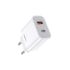 Сетевое зарядное устройство Remax Surie 2 порта USB + Type-C 20W PD+QC White (RP-U68)