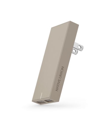 Зарядное устройство Native Union Smart Charger 2-Port USB Fabric Taupe (SMART-2-TAU-FB-INT)