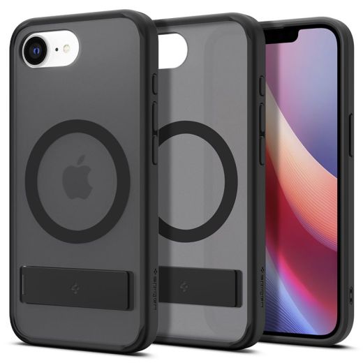 Чохол-підставка Spigen Ultra Hybrid S MagSafe Frost Black для iPhone 16e (ACS09149)