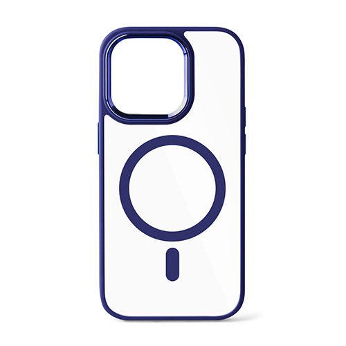 Чехол CasePro Crystal Shadow with MagSafe Dark Blue для iPhone 15 Plus