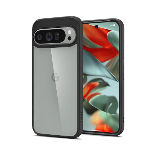 Прозрачный чехол Spigen Ultra Hybrid Matte Black для Pixel 9 Pro XL (ACS07724)
