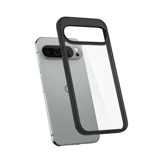 Прозрачный чехол Spigen Ultra Hybrid Matte Black для Pixel 9 Pro XL (ACS07724)