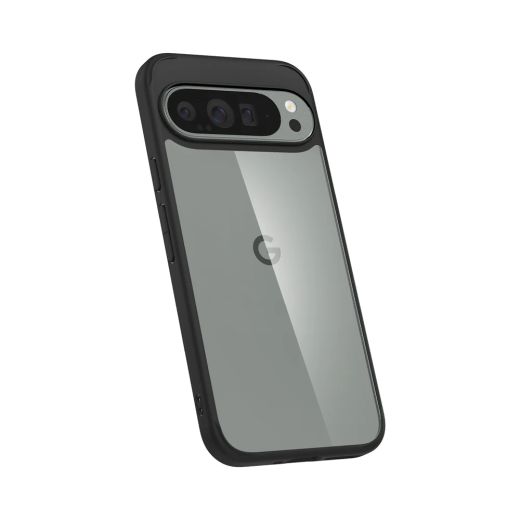 Прозрачный чехол Spigen Ultra Hybrid Matte Black для Pixel 9 Pro XL (ACS07724)