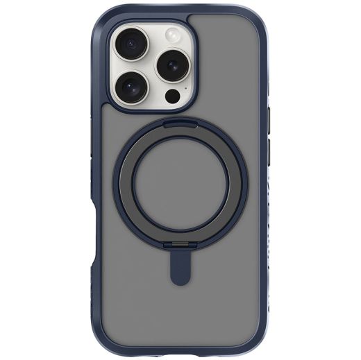 Чехол-подставка Laut Crystal Matter Denim Blue для iPhone 16 Pro (L_IP24B_CM_BL)