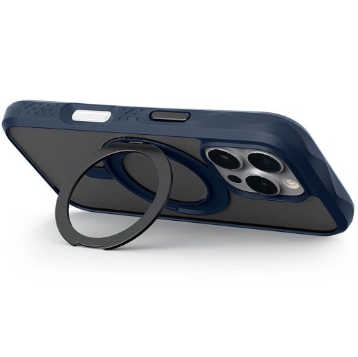 Чехол-подставка Laut Crystal Matter Denim Blue для iPhone 16 Pro (L_IP24B_CM_BL)