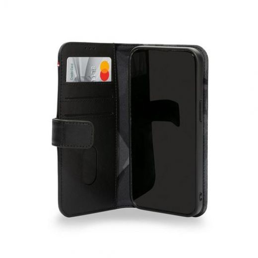 Чехол-книжка Decoded Detachable Wallet Black для iPhone 13