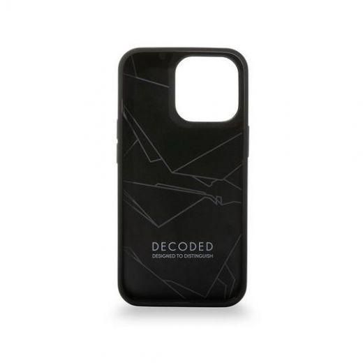 Чехол-книжка Decoded Detachable Wallet Black для iPhone 13 Pro Max