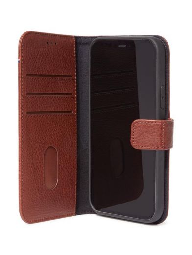 Чехол-книжка Decoded Detachable Wallet Brown для iPhone 13 mini