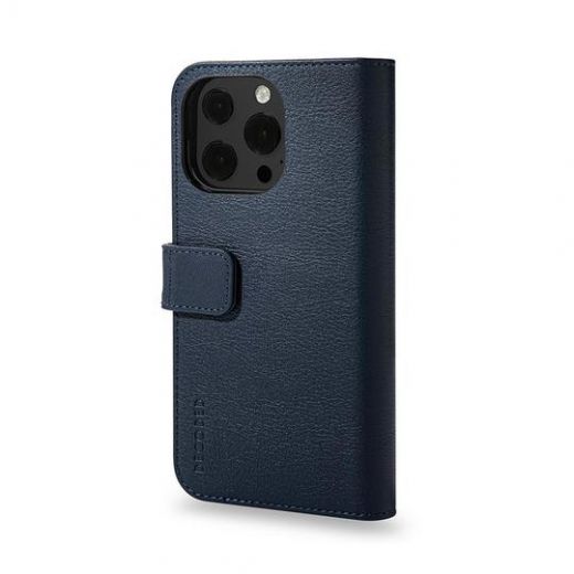 Чехол-книжка Decoded Detachable Wallet Navy для iPhone 13 Pro Max