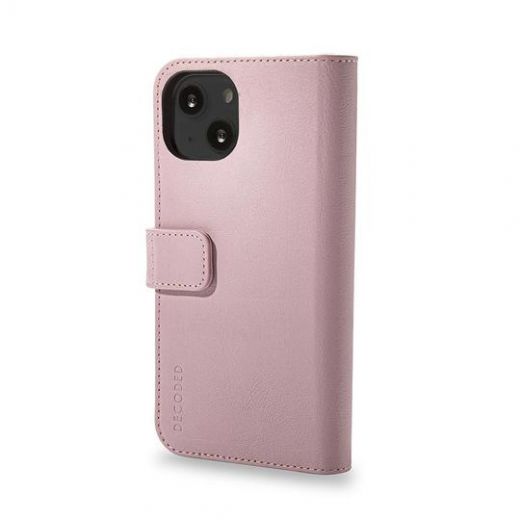 Чехол-книжка Decoded Detachable Wallet Powder Pink для iPhone 13