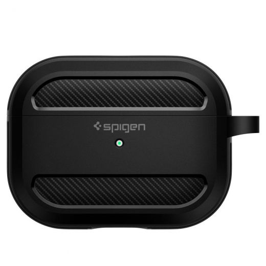 Чохол Spigen Rugged Armor Matte Black для AirPods Pro