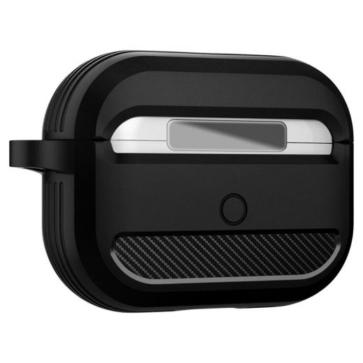 Чохол Spigen Rugged Armor Matte Black для AirPods Pro
