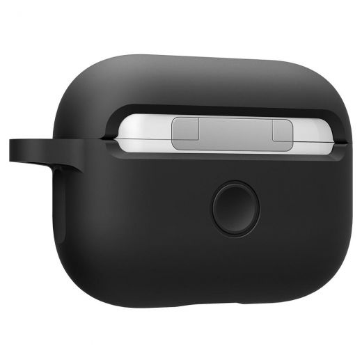 Чехол Spigen Silicone Fit Black для AirPods Pro