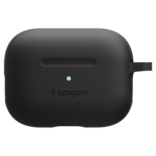 Чехол Spigen Silicone Fit Black для AirPods Pro