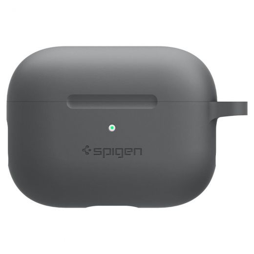 Чехол Spigen Silicone Fit Charcoat для AirPods Pro