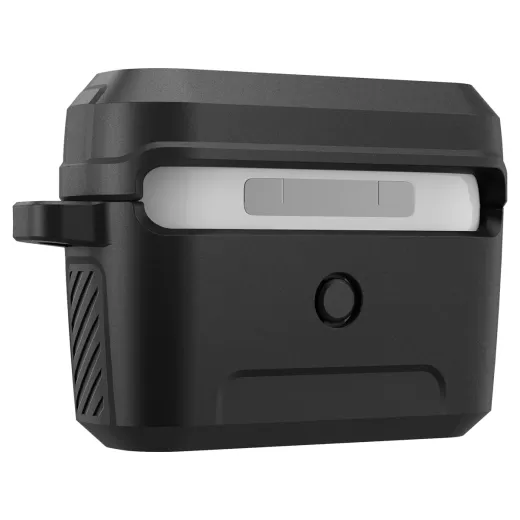 Чохол з замком та карабіном Spigen Lock Fit Matte Black для AirPods Pro (ACS04755)