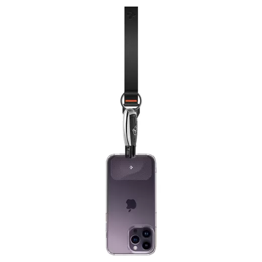 Ремешок Spigen Lanyard + Keychain Black для AirPods Pro 2 (ASD05860)