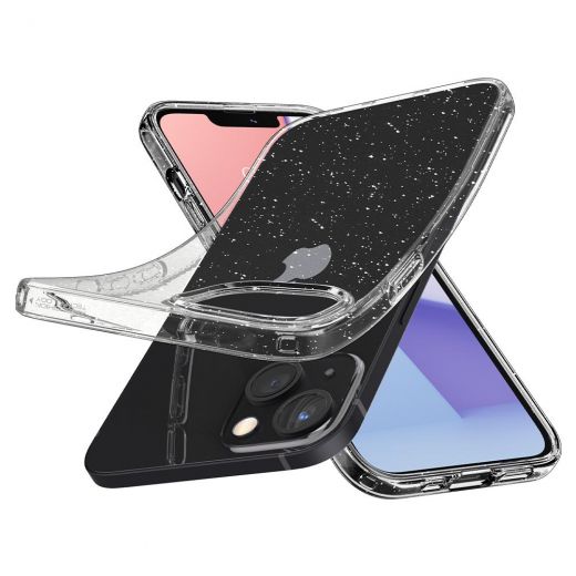 Чехол Spigen Liquid Crystal Glitter Crystal Quartz для iPhone 13 mini (ACS03312)