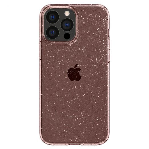 Чохол Spigen Liquid Crystal Glitter Rose Quartz для iPhone 13 Pro (ACS03256)