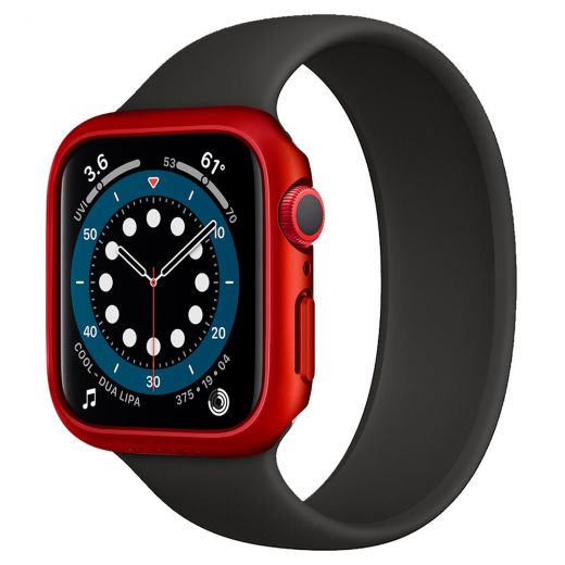 Чехол Spigen Thin Fit Metallic Red для Apple Watch 44mm Series SE / 6 / 5 / 4 (ACS01066)