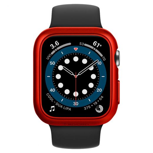 Чохол Spigen Thin Fit Metallic Red для Apple Watch 44mm Series SE / 6 / 5 / 4 (ACS01066)