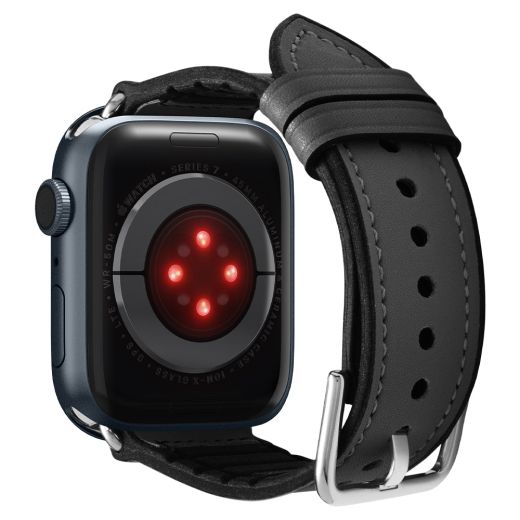 Ремінець Spigen Retro Fit Black для Apple Watch 45mm | 44mm | 42mm (062MP25079)