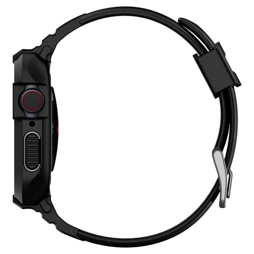 Чохол-ремінець Spigen Rugged Armor Pro Designed Black для Apple Watch 45mm | 44mm Series 9 | 8 | 7  (062CS25324)