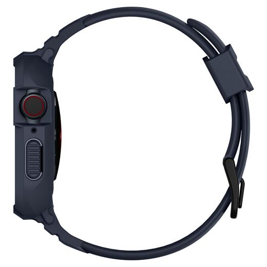 Чехол-ремешок Spigen Rugged Armor Pro Designed Charcoal Gray для Apple Watch 45mm | 44mm Series 9 | 8 | 7  (ACS00819)