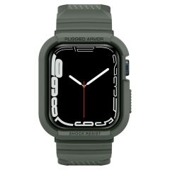 Чохол-ремінець Spigen Rugged Armor Pro Designed Military Green для Apple Watch 45mm | 44mm Series 9 | 8 | 7  (062CS26016)