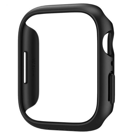 Чохол Spigen Thin Fit Black для Apple Watch 9 | 8 | 7  41mm (ACS04184)